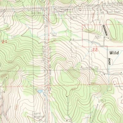 Topographic elevation contour map - ALTA SURVEY Illinois Topographic map showing contour lines and elevation changes used in topo surveys for site evaluation